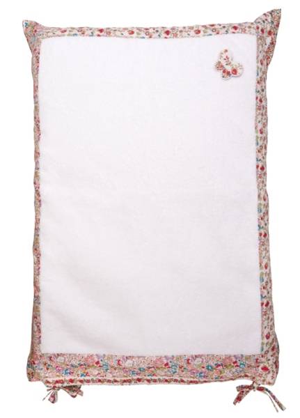 Trousselier Housse de Matelas à Langer Fleurs Rouges Trousselier Housse de Matelas à Langer Fleurs Rouges